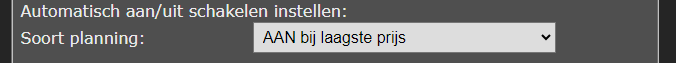 instellen