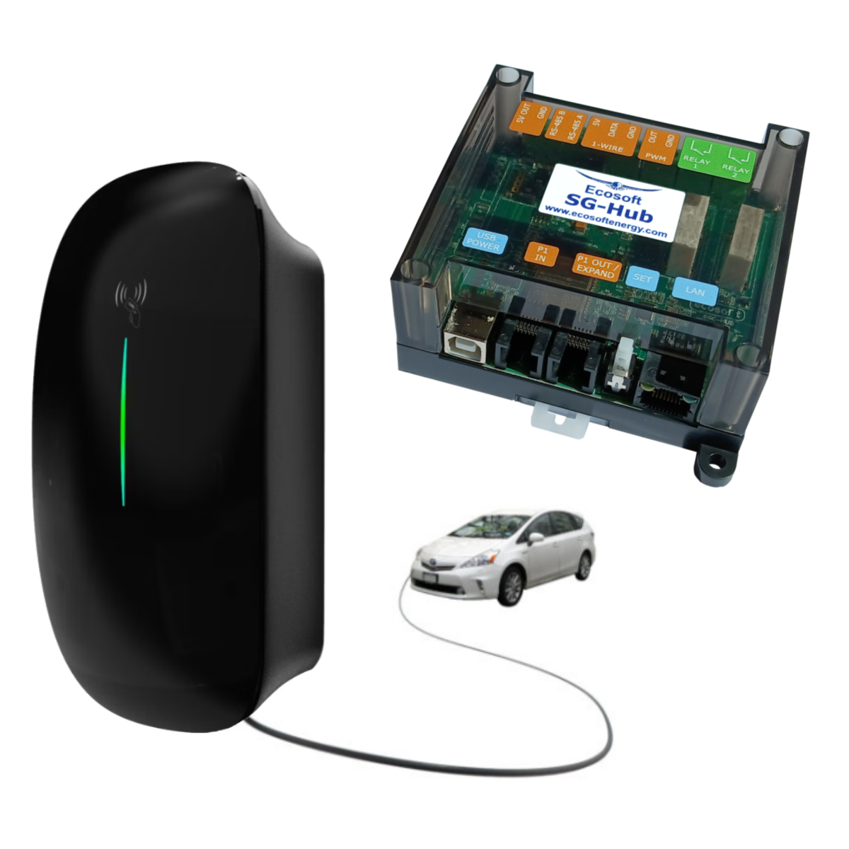 Ecosoft Smart Car Charger pakket